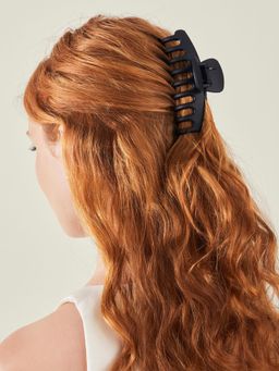Accessorize London - Black Solid Plastic Hair Clip