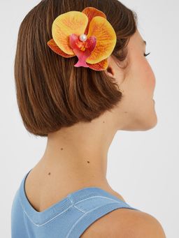 Accessorize London - Yellow Solid Plastic Hair Pin