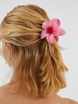 Accessorize London - Pink Solid Plastic Hair Clip