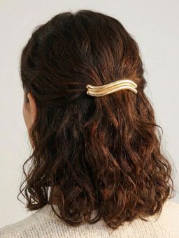 Accessorize London - Gold Solid Metal Hair Pin