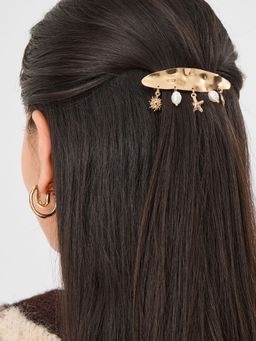Accessorize London - Gold Embellished Metal Hair Pin