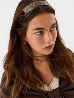 Accessorize London - Brown Printed Synthetic Hair Band