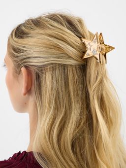 Accessorize London - Gold Embellished Metal Hair Clip