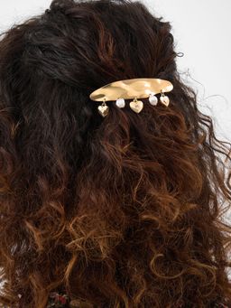 Accessorize London - Gold Solid Metal Hair Pin
