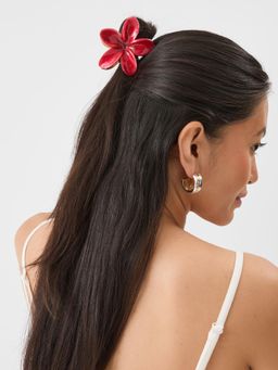 Accessorize London - Pink Solid Plastic & Metal Hair Clip