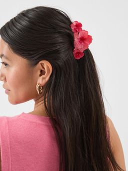 Accessorize London - Pink Solid Plastic Hair Clip