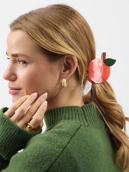 Accessorize London - Pink Printed Plastic Hair Clip