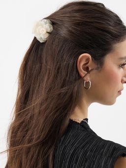 Accessorize London - Cream Embellished Plastic Hair Clip