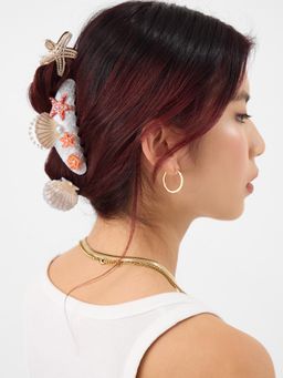 Accessorize London - Multi-Color Embellished Plastic Hair Clips Pack of 3)