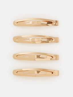 Accessorize London - Gold Embellished Metal Hair Pins Pack of 4)