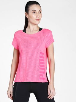 Puma - Active Training Womens Dancer Draped Pink T-Shirt