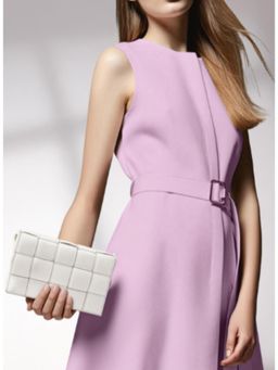 Twenty Dresses by Nykaa Fashion - White Textured Pu Structured Sling Bag (S)