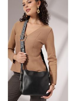 Twenty Dresses by Nykaa Fashion - Black Sling Bag (L)