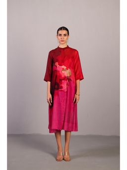 clos - Diffuse Pink Midi Dress