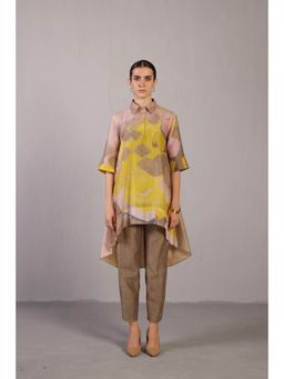 clos - Multi-Colour Candy Floss Smoky Kurta with Pant