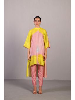 clos - Ripple Soft Bright Yellow Kurta with Pant