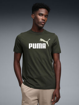 Puma - Mens Two Colour No. 1 Logo T-Shirt Green