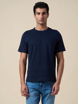 Selected - Organic Cotton T-shirt - Blue