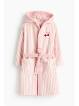 H&M - Kids Multi-Color Embroidery-Detail Dressing Gown