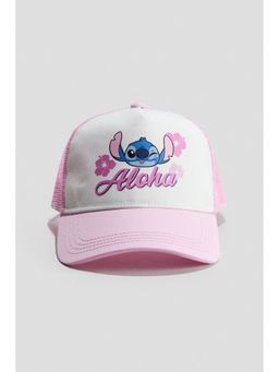 H&M - Boys Pink Motif-Detail Trucker Cap
