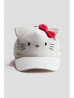 H&M - Girls White AppliquD Cap