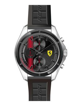 Scuderia Ferrari - Speed racer Multifunction Black Round Dial MensWatch - 0830847