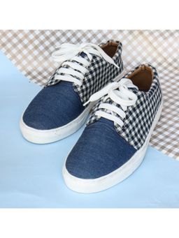 La Fiza - Azure Printed Sneakers