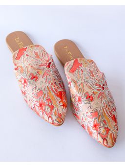 La Fiza - Laboni Embroidered Mules