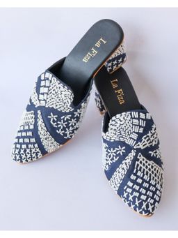 La Fiza - Adina Embroidered Heels