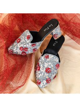 La Fiza - Hala Embroidered Heels