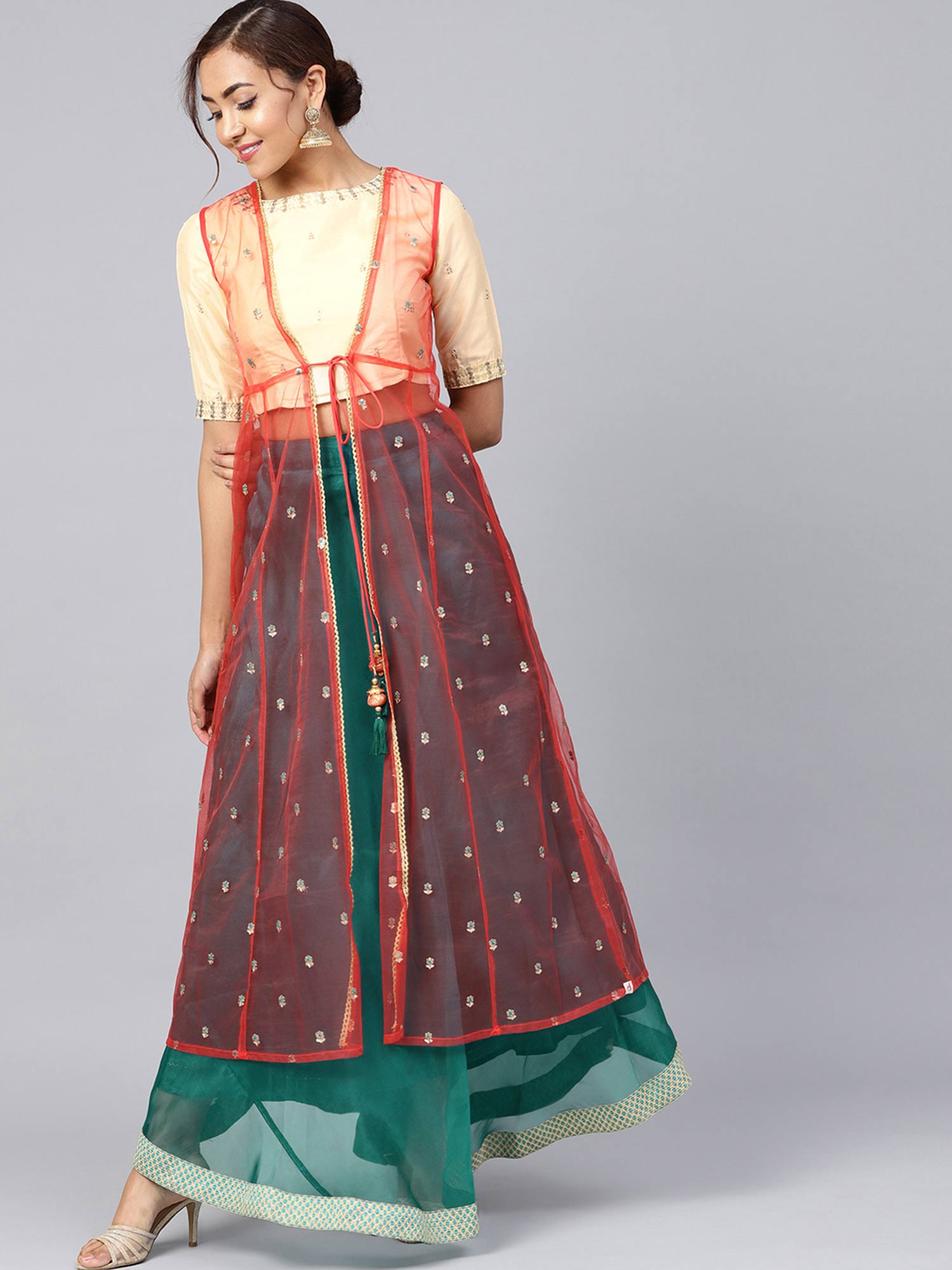 Juniper Ethnic Jackets Buy Juniper Coral Net Embellished Long Shrug Online Nykaa Fashion Great savings & free delivery / collection on many items. juniper coral net embellished long shrug