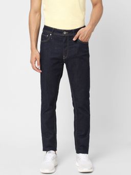 Jack & Jones - Dark Blue Low Rise Ben Skinny Jeans