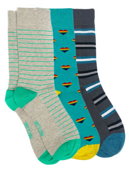 Mint & Oak - Three Cheers Socks for Men (Pack of 3)