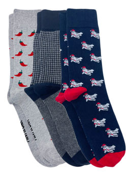 Mint & Oak - Comfy Crew Socks for Men (Pack of 3)