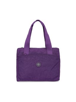 Baomi - Crinkle Range Purple Color Soft Case Nylon Handbag - Ba-9336022007