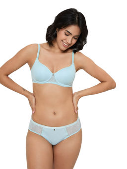 Triumph - Turquoise Fancy Shimmer Detachable Straps Underwired Padded Bra