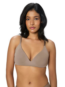 Triumph - Grey Tri-Zone Antibacterial Non-Wired Padded Seamless Bra
