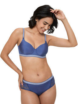 Triumph - Blue Spotlight Wired Padded Seamless T-Shirt Bra