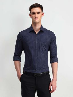 Arrow - Manhattan Slim Fit Pinstripes Shirt