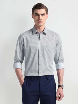 Arrow - Slim Fit Geometric Shirt