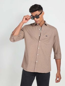 Arrow Sports - Geometric Print Cotton Shirt