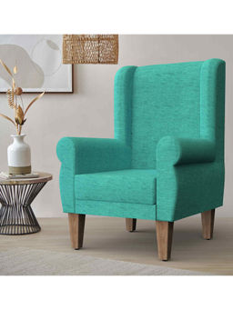 Chumbak - Begum Wing Chair - Maldivian Teal