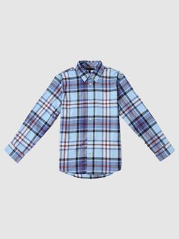 Tommy Hilfiger - Boys Checks Regular Fit Cotton Shirt