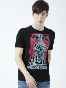Huetrap - Mens Black Short Sleeve T-Shirt