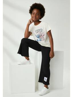 max - Girls Lilo and Stitch T-shirt and Pant - Off White