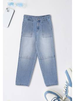 max - Boys Washed Jeans - Blue