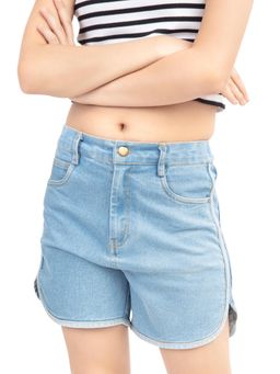 Olele - Girls Cotton Denim Shorts