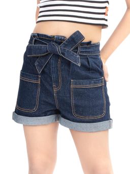 Olele - Girls Cotton Denim Shorts
