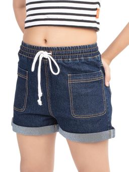 Olele - Girls Cotton Denim Shorts