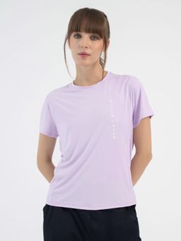 Red Tape - Light Purple Activewear T-Shirt for Women